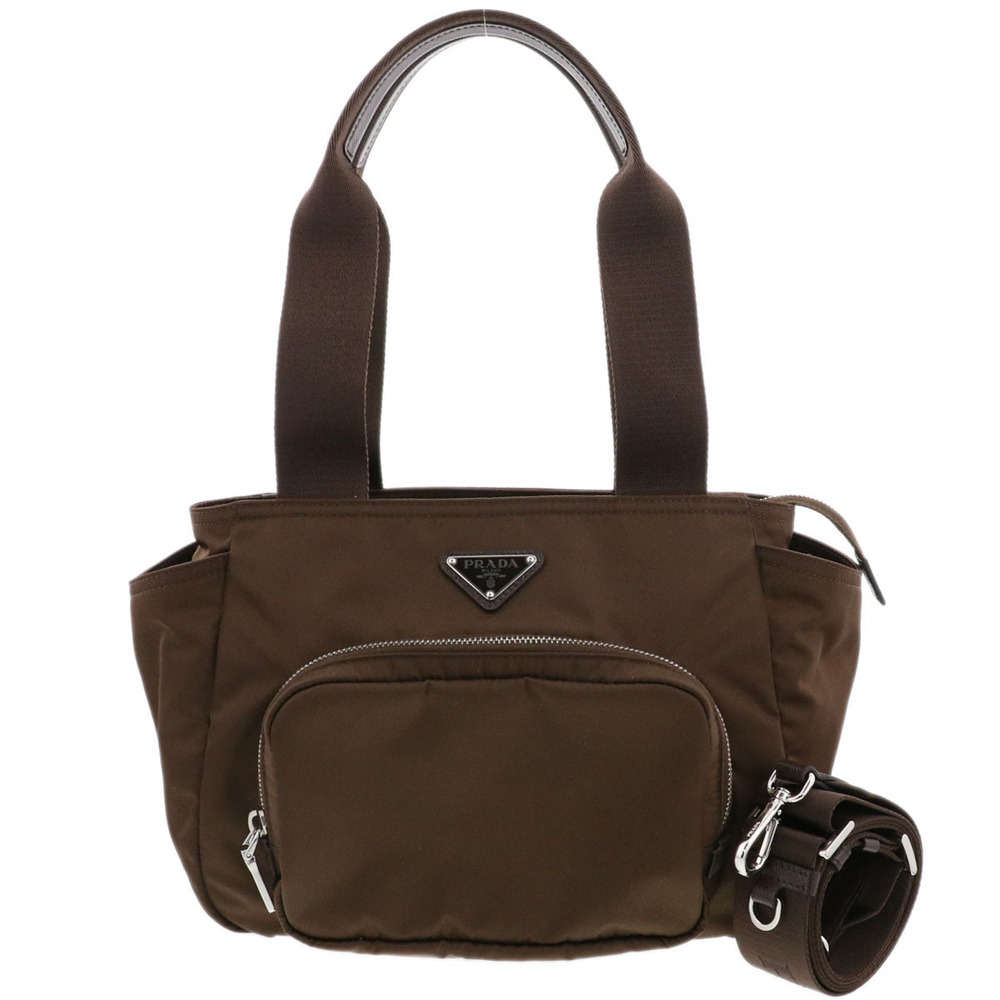 PRADA Re Tote Bag Brown